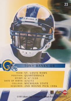1997 Collector's Edge Extreme - Force #23 Tony Banks Back