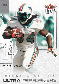 2004 Ultra - Ultra Performers #8 UP Ricky Williams Front