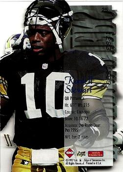 1997 Collector's Edge Extreme - Forerunners #25 Kordell Stewart Back