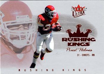 2004 Ultra - Rushing Kings #2 RU Priest Holmes Front