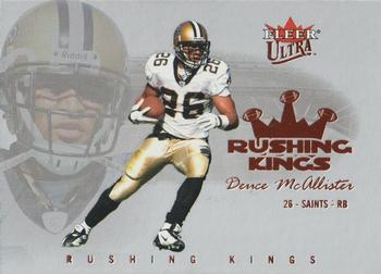 2004 Ultra - Rushing Kings #7 RU Deuce McAllister Front