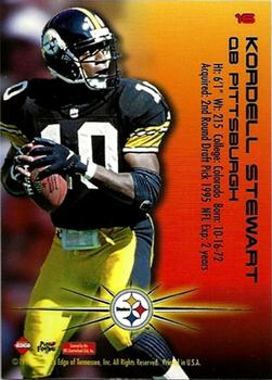 1997 Collector's Edge Extreme - Fury #16 Kordell Stewart Back