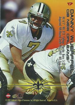 1997 Collector's Edge Extreme - Fury #17 Danny Wuerffel Back