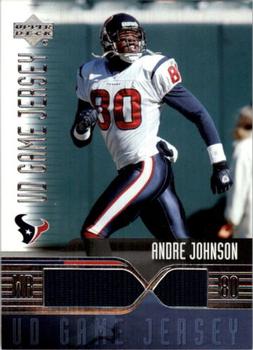 2004 Upper Deck - UD Game Jerseys #AJ-GJ Andre Johnson Front
