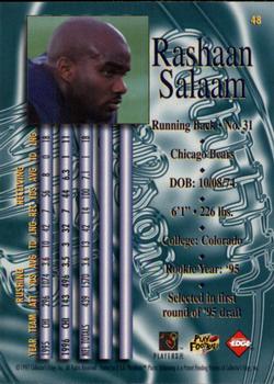 1997 Collector's Edge Masters #48 Rashaan Salaam Back