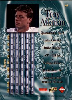 1997 Collector's Edge Masters #64 Troy Aikman Back