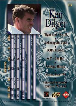 1997 Collector's Edge Masters #114 Ken Dilger Back