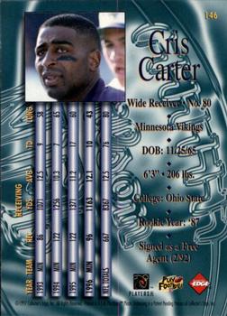 1997 Collector's Edge Masters #146 Cris Carter Back