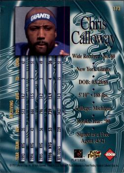 1997 Collector's Edge Masters #173 Chris Calloway Back
