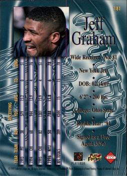 1997 Collector's Edge Masters #181 Jeff Graham Back