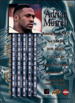 1997 Collector's Edge Masters #182 Adrian Murrell Back
