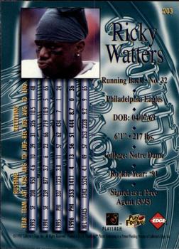 1997 Collector's Edge Masters #203 Ricky Watters Back