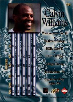1997 Collector's Edge Masters #204 Calvin Williams Back