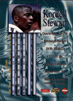 1997 Collector's Edge Masters #211 Kordell Stewart Back