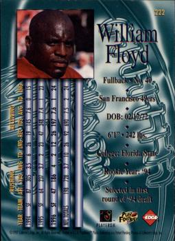 1997 Collector's Edge Masters #222 William Floyd Back