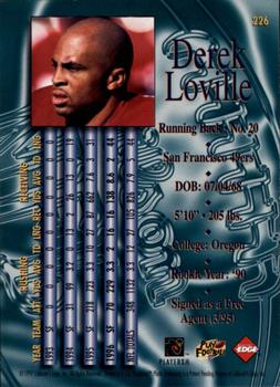 1997 Collector's Edge Masters #226 Derek Loville Back