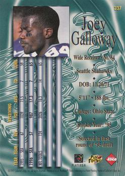 1997 Collector's Edge Masters #237 Joey Galloway Back