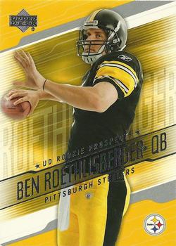 2004 Upper Deck - UD Rookie Prospects #RP-BR Ben Roethlisberger Front