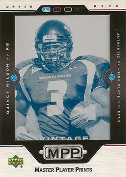 2004 Upper Deck - UD Exclusives Vintage Printing Plates Cyan #266 Quincy Wilson Front