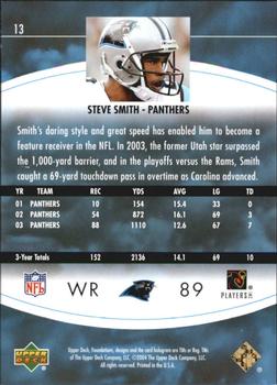 2004 Upper Deck Foundations - Exclusive Gold #13 Steve Smith Back