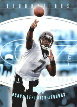 2004 Upper Deck Foundations - Exclusive Rainbow Silver #45 Byron Leftwich Front
