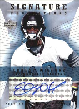 2004 Upper Deck Foundations - Signature Foundations #SF-EW Ernest Wilford Front