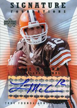 2004 Upper Deck Foundations - Signature Foundations #SF-LM Luke McCown Front