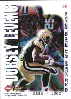 1997 Collector's Edge Masters - Night Games #25 Dorsey Levens Back