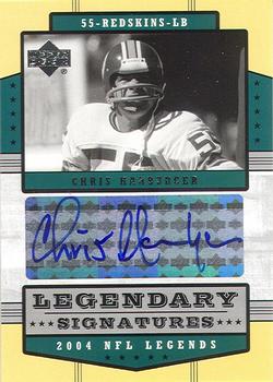 2004 Upper Deck Legends - Legendary Signatures #LS-HA Chris Hanburger Front