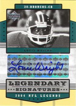 2004 Upper Deck Legends - Legendary Signatures #LS-LW Louis Wright Front