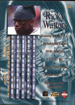 1997 Collector's Edge Masters - Nitro #203 Ricky Watters Back