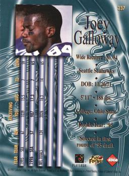 1997 Collector's Edge Masters - Nitro #237 Joey Galloway Back