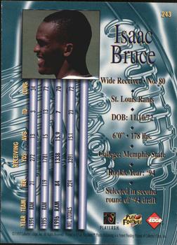 1997 Collector's Edge Masters - Nitro #243 Isaac Bruce Back