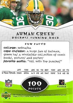 2004 Upper Deck Power Up - Green #36 Ahman Green Back