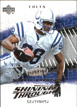 2004 Upper Deck Power Up - Shining Through #ST-13 Marvin Harrison Front