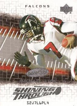 2004 Upper Deck Power Up - Shining Through #ST-2 Michael Vick Front