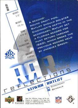 2004 Upper Deck Reflections - Blue #228 Keiwan Ratliff Back