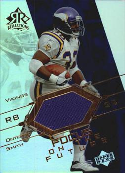 2004 Upper Deck Reflections - Focus on the Future Jerseys Gold #FO-OS Onterrio Smith Front