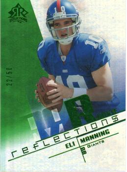 2004 Upper Deck Reflections - Green #114 Eli Manning Front