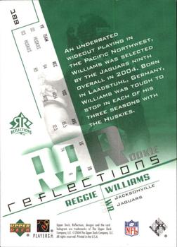 2004 Upper Deck Reflections - Green #189 Reggie Williams Back