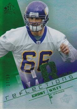 2004 Upper Deck Reflections - Green #216 Grant Wiley Front