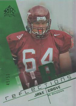 2004 Upper Deck Reflections - Green #245 Jake Grove Front