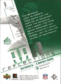 2004 Upper Deck Reflections - Green #294 Derrick Crawford Back