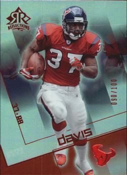 2004 Upper Deck Reflections - Red #37 Domanick Davis Front