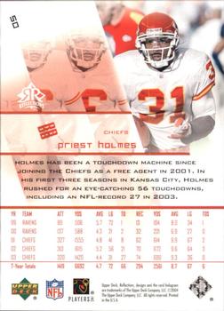 2004 Upper Deck Reflections - Red #50 Priest Holmes Back