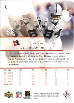 2004 Upper Deck Reflections - Red #70 Jerry Porter Back