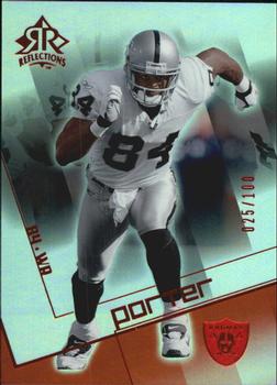 2004 Upper Deck Reflections - Red #70 Jerry Porter Front