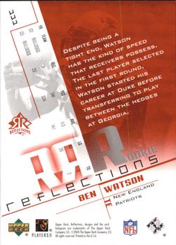 2004 Upper Deck Reflections - Red #111 Ben Watson Back
