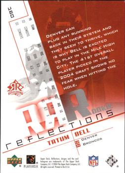 2004 Upper Deck Reflections - Red #160 Tatum Bell Back