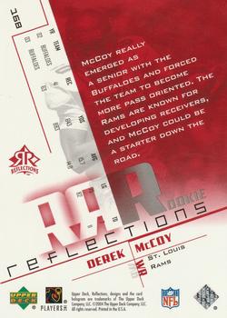 2004 Upper Deck Reflections - Red #168 Derek McCoy Back